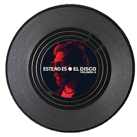 Este no es el disco, es el posavasos